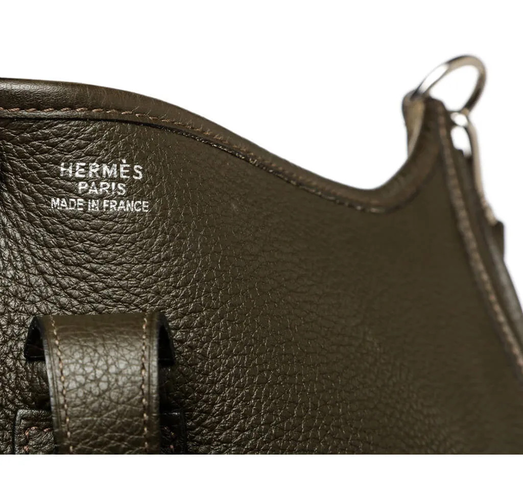 Hermès Evelyne I Bag Brown Clemence Leather