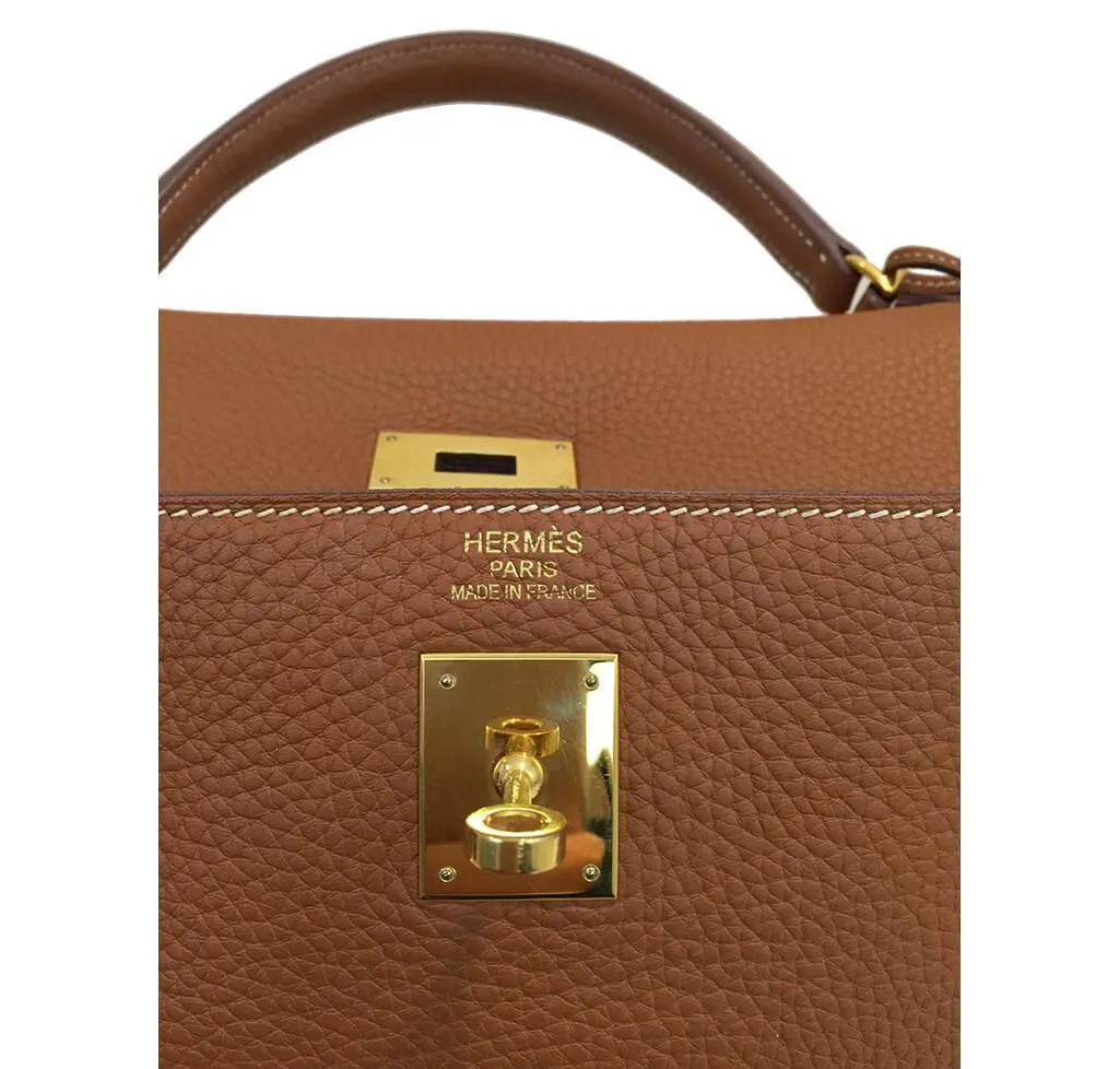 Hermès Kelly 40 Gold Bag GHW