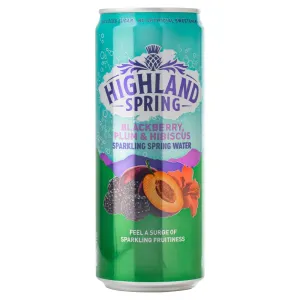 Highland BB Plum n Hibiscus Water 330ml