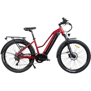 Hiko Rangler Electric Hybrid Bike 720Wh Battery Red