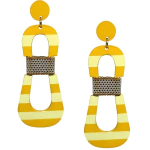 HOURGLASS EARRINGS | PASTEL PINEAPPLE