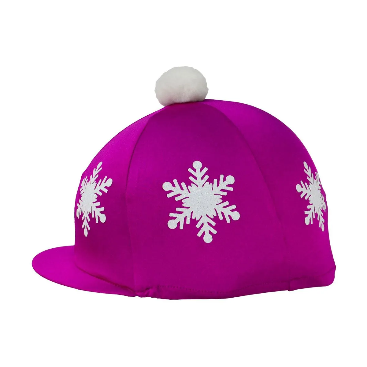 Hy Equestrian Snowflake with Pom Pom Hat Cover