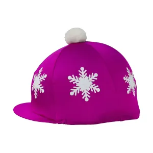 Hy Equestrian Snowflake with Pom Pom Hat Cover
