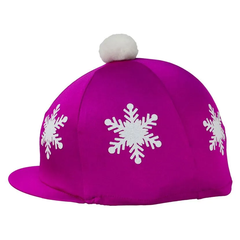 Hy Equestrian Snowflake with Pom Pom Hat Cover