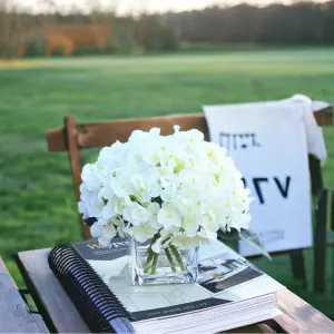 Hydrangea Floral Arrangement in Vase House of Hampton®
