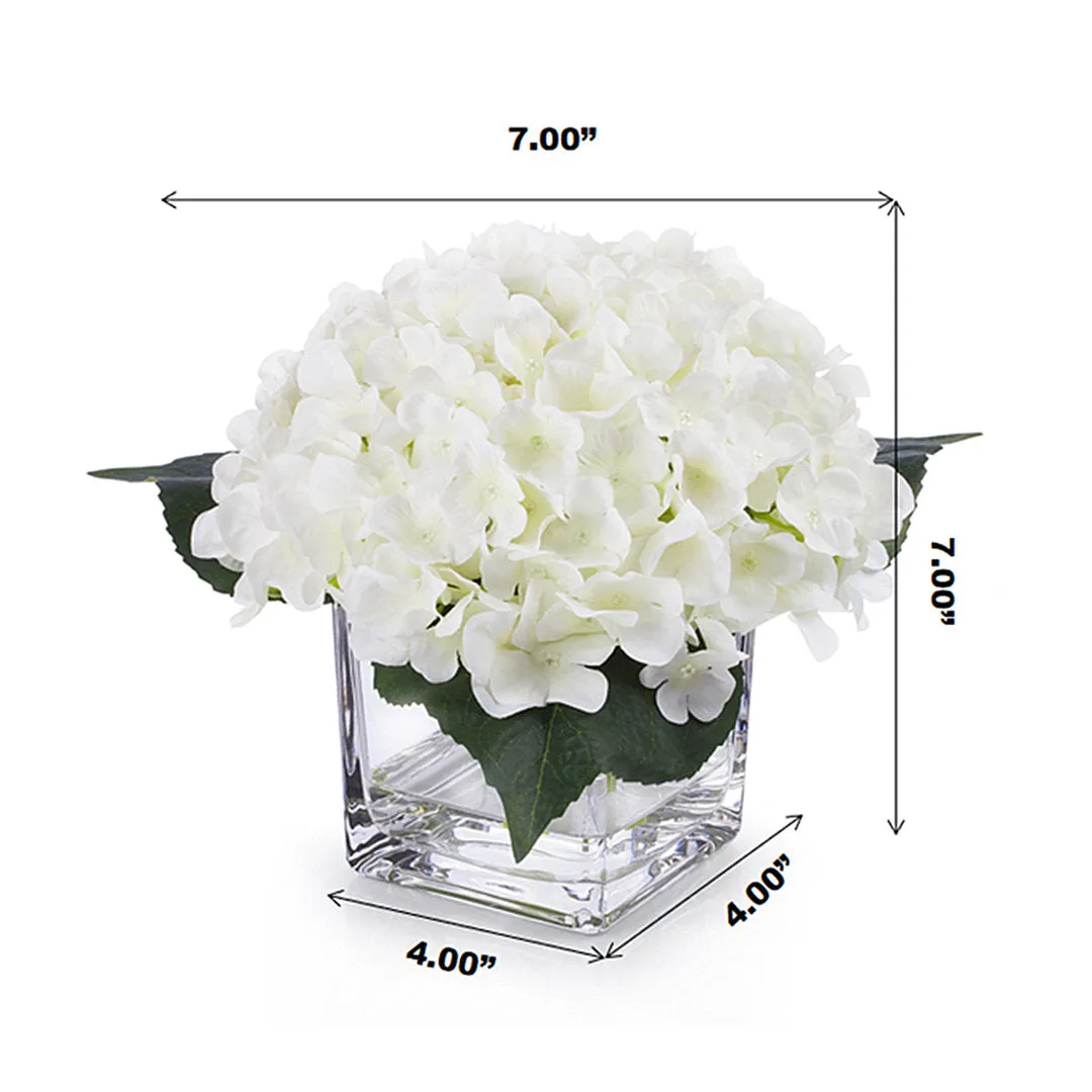 Hydrangea Floral Arrangement in Vase House of Hampton®