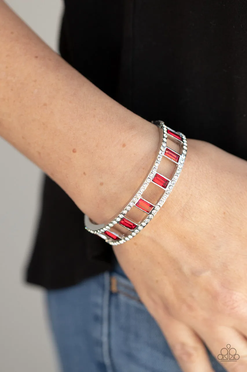 Industrial Icing Red Paparazzi Bracelet