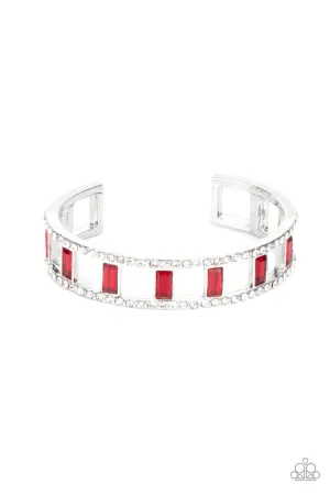 Industrial Icing Red Paparazzi Bracelet