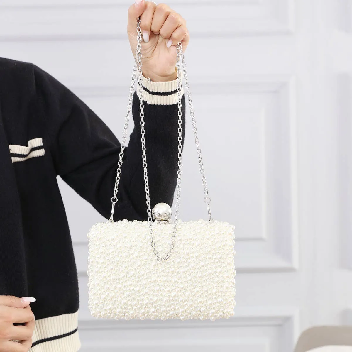 Ivory Pearl Clutch