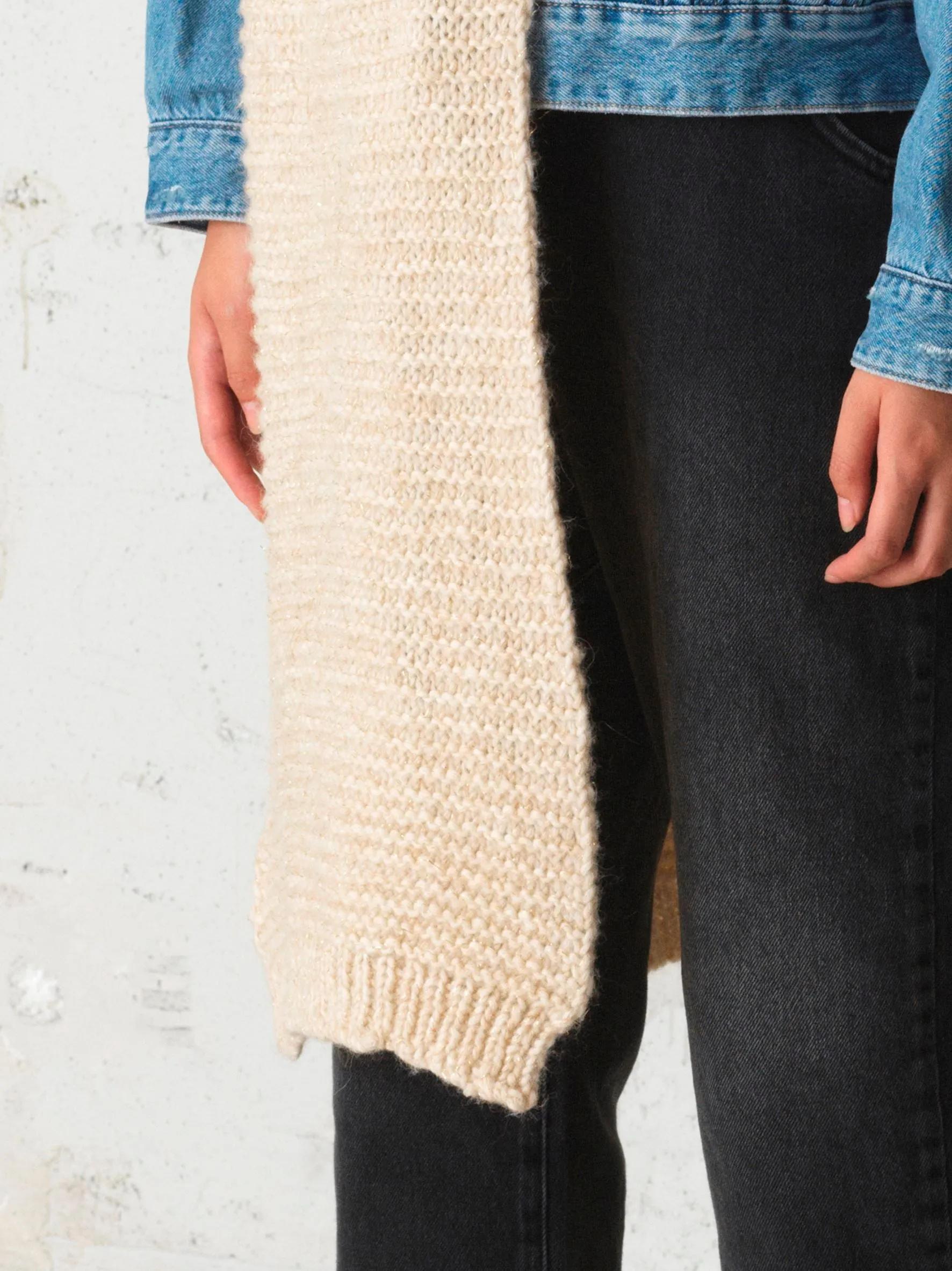 Janu glittery Scarf
