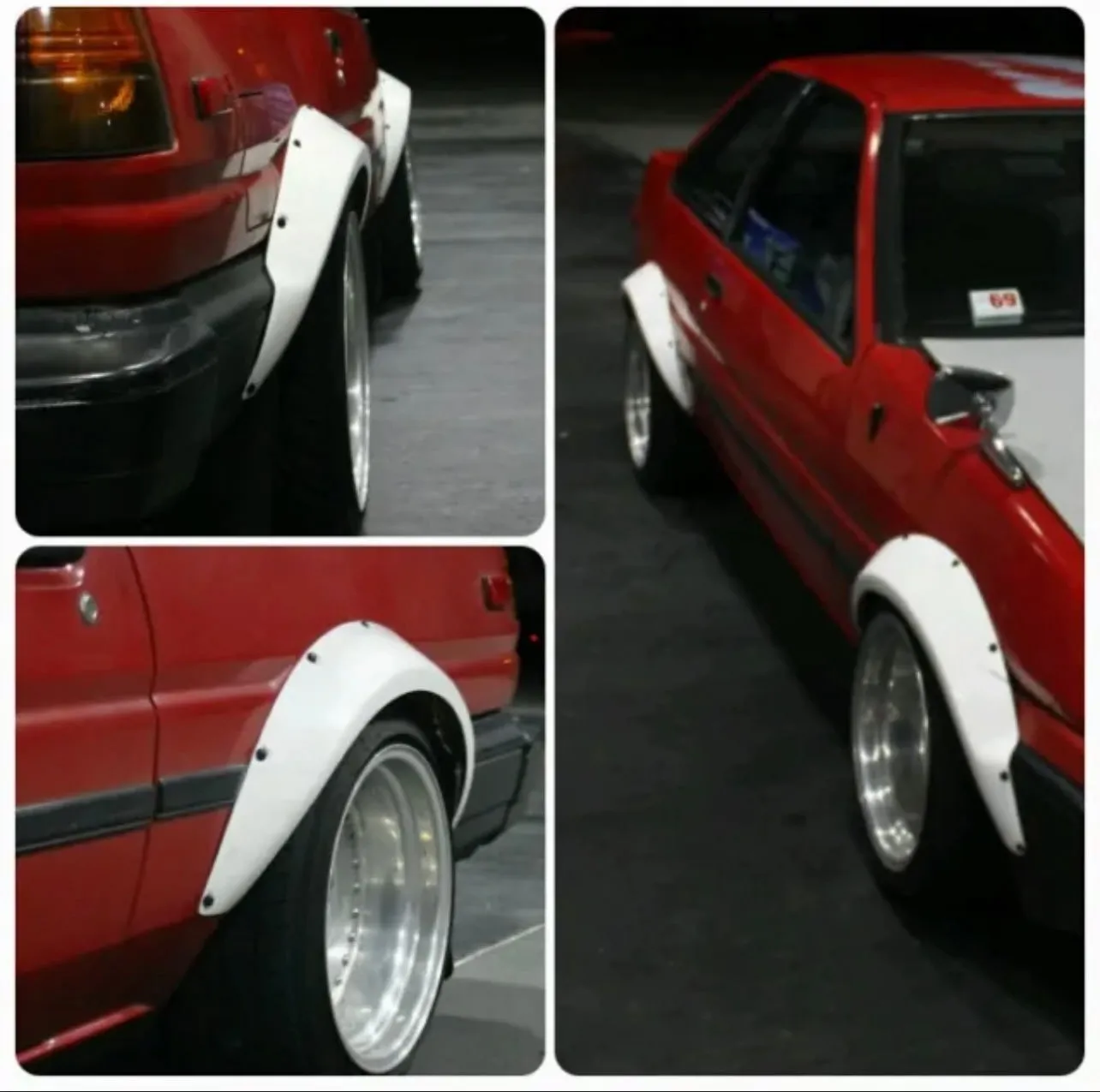 JDM fender flares Toyota AE86  84-87