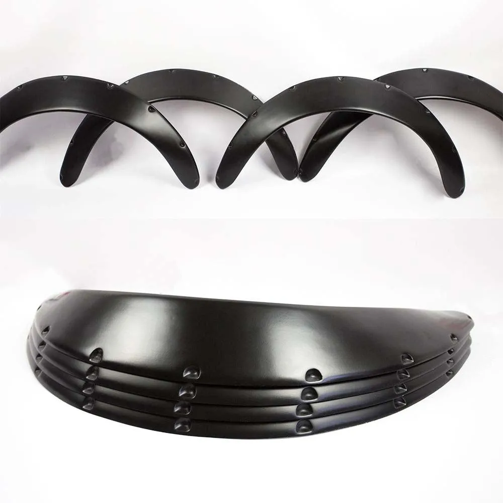 JDM Fender Flares UNIVERSAL Wheel arch SET 3" wide 4 pieces