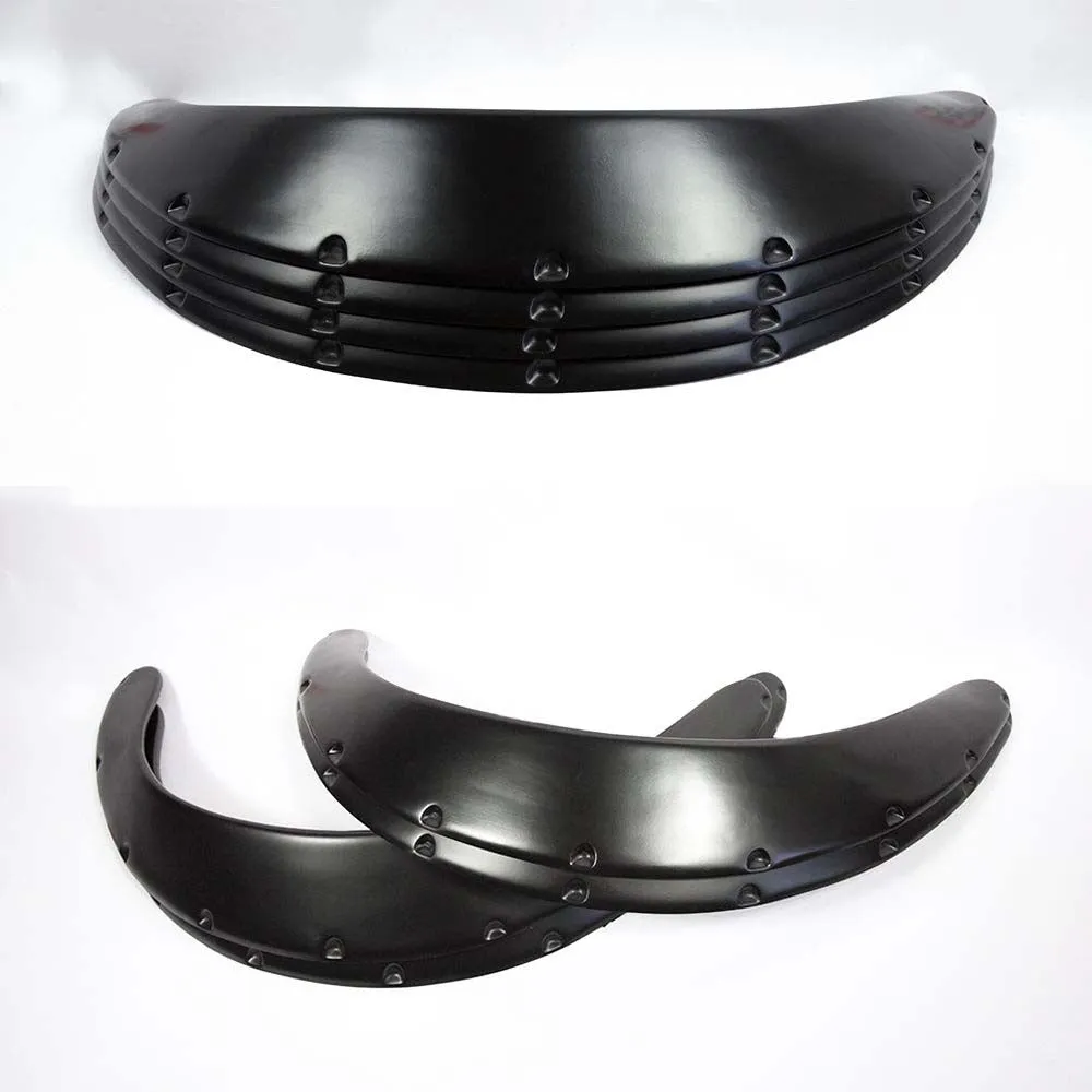 JDM Fender Flares UNIVERSAL Wheel arch SET 3" wide 4 pieces