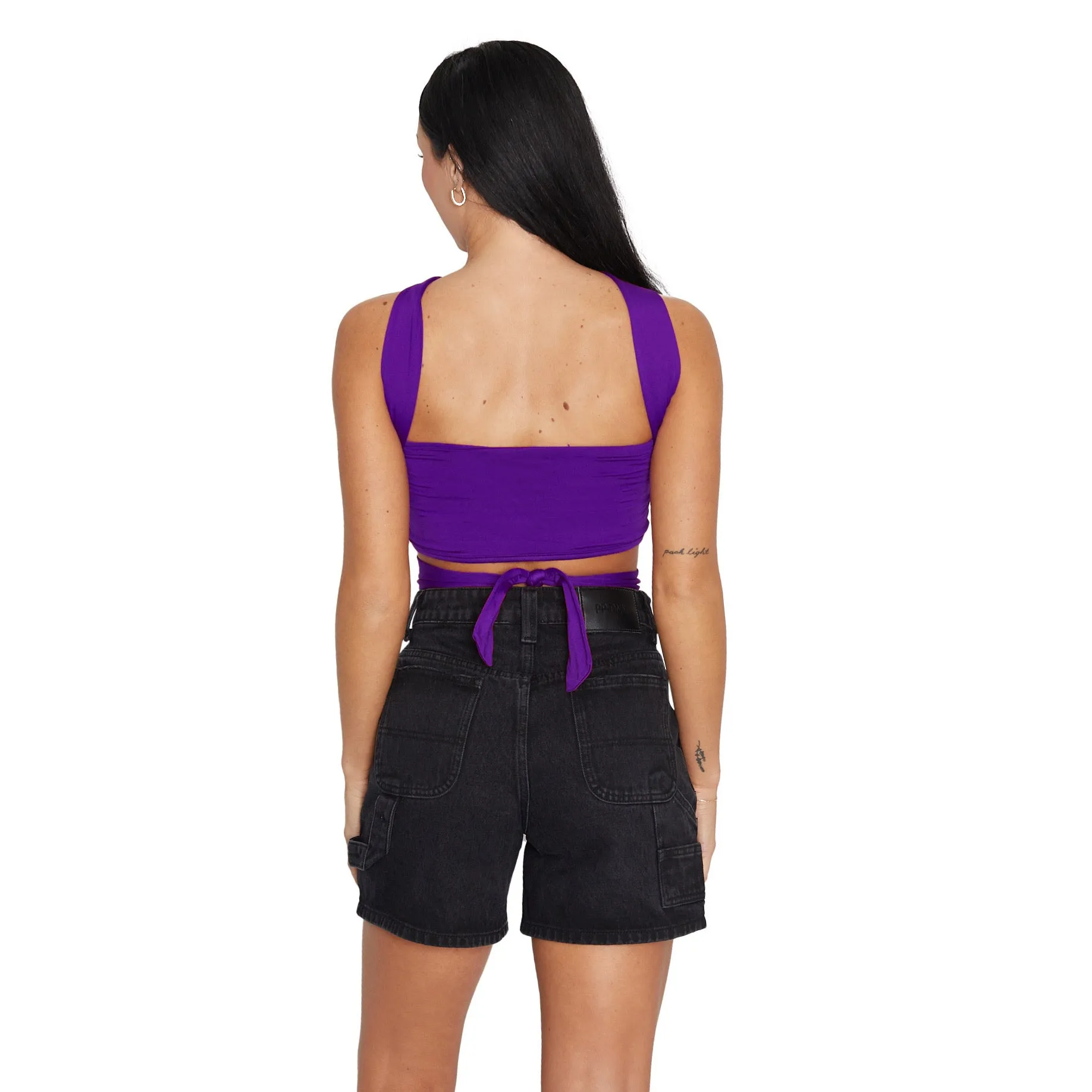 JMU Purple Multi Way Bandeau Top