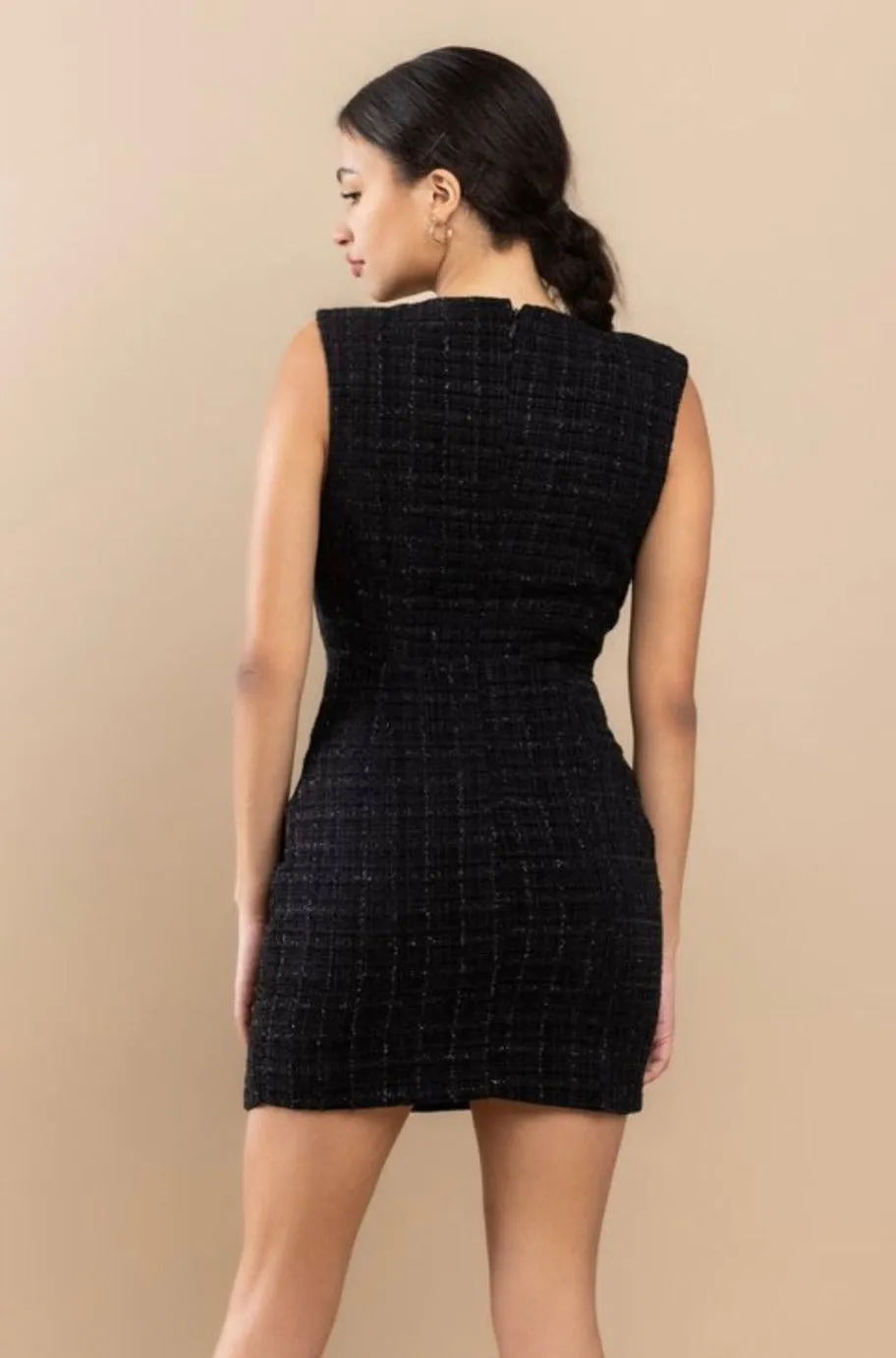 Kara Mini Black Dress