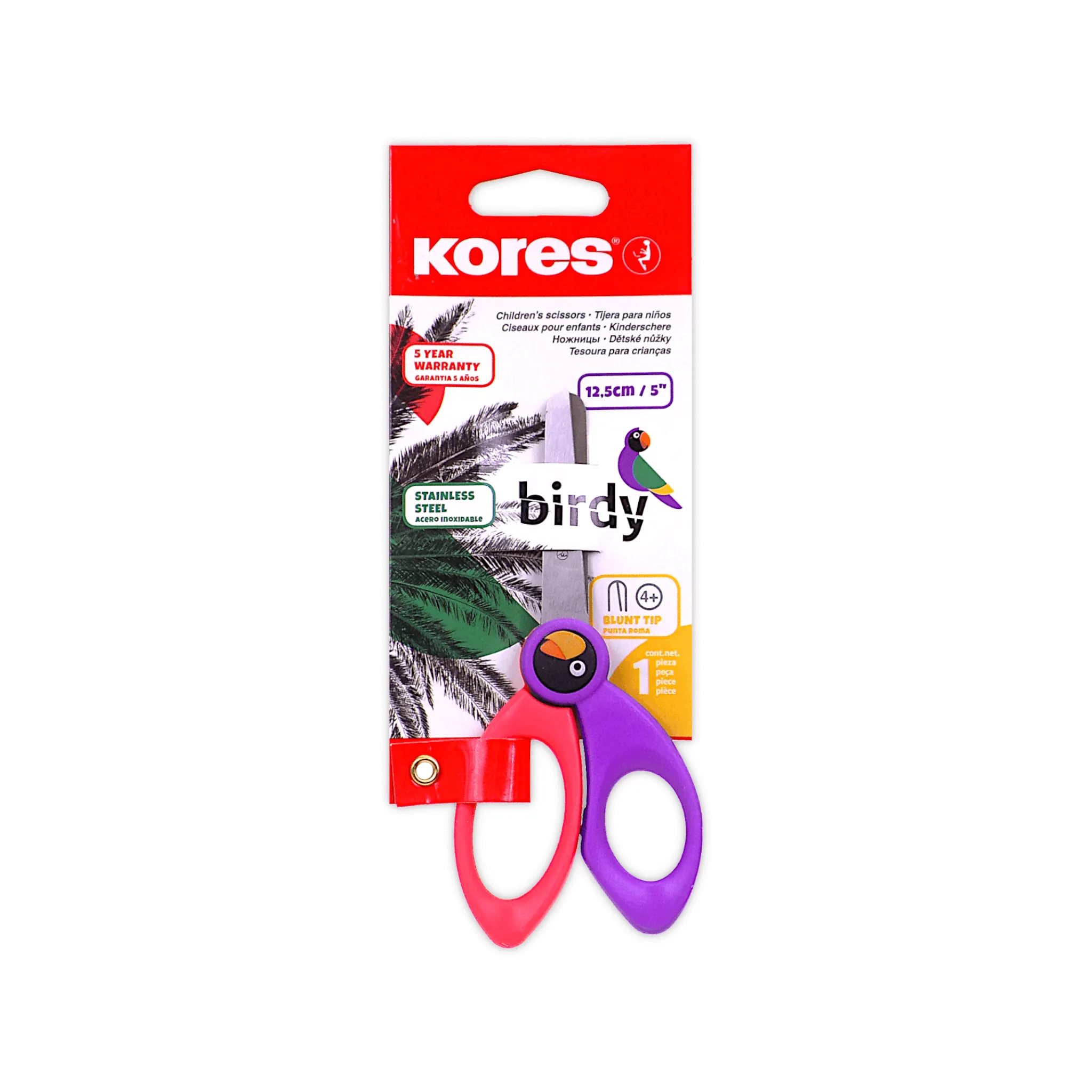 Kores Birdy Kids Blunt Tip Scissors 12.5 cm