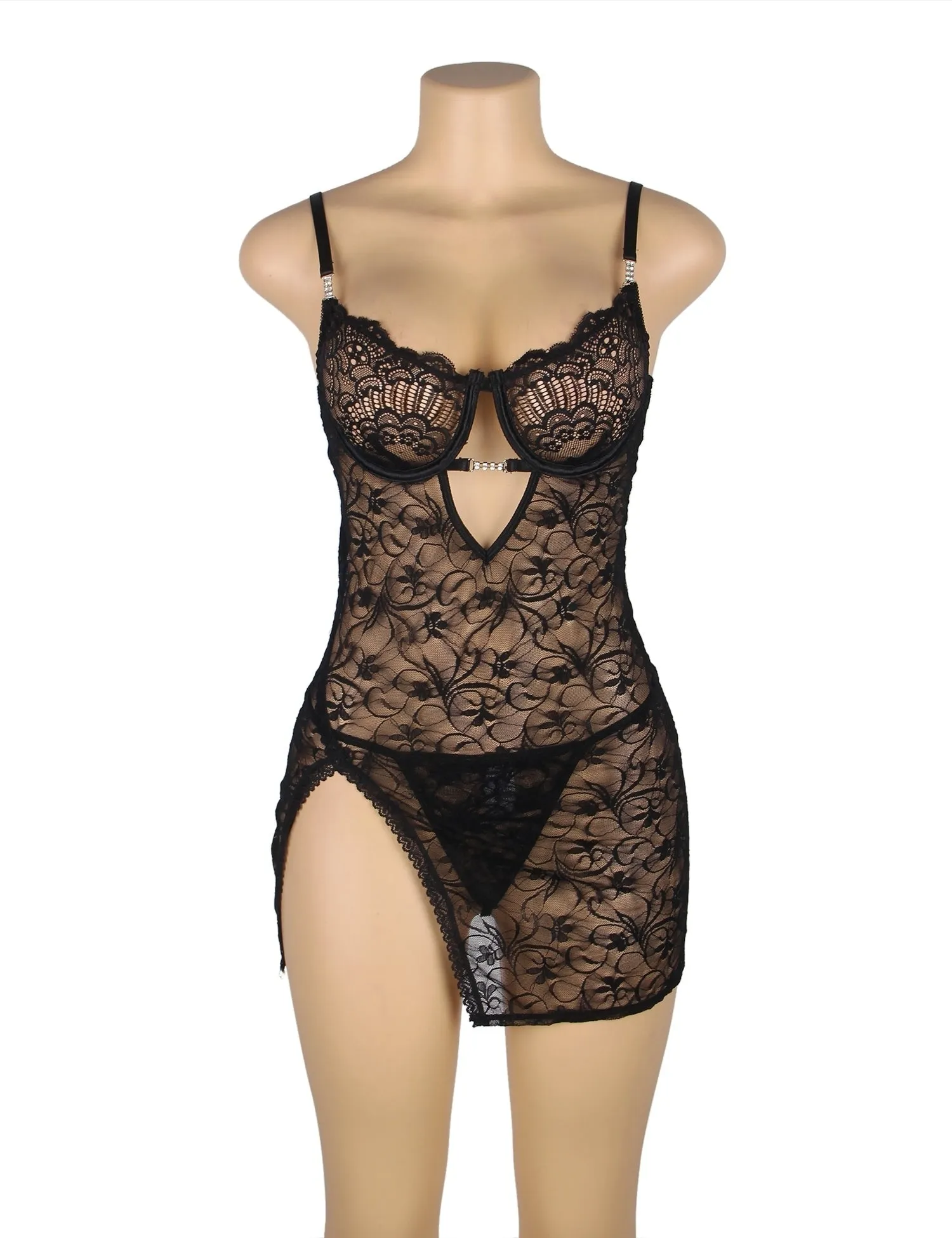 Lace With Underwire Adjustable Straps Babydoll Egypt