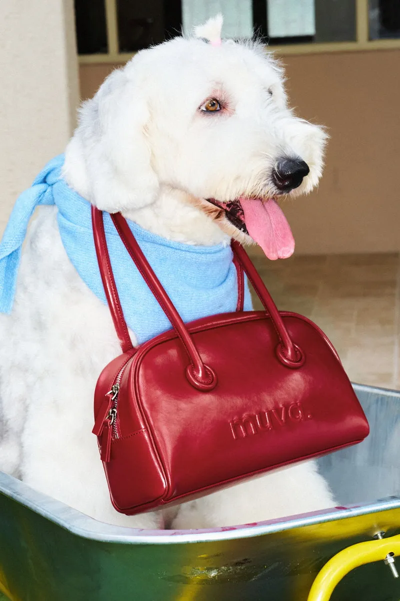 Leather Baguette Armpit Bag