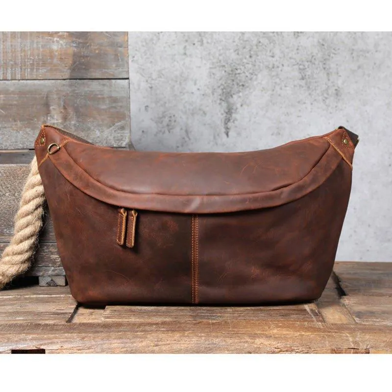 Leather Shoulder Cross Body Sling Bag
