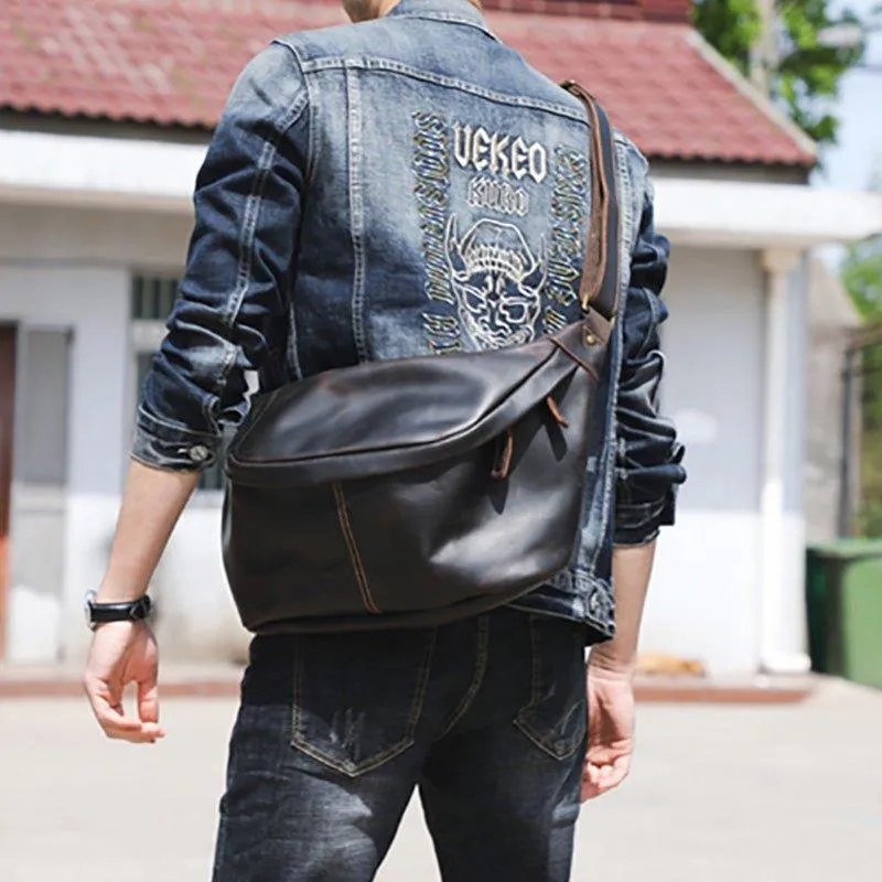 Leather Shoulder Cross Body Sling Bag