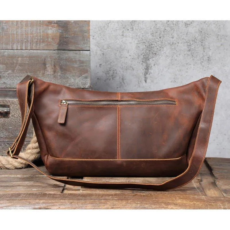 Leather Shoulder Cross Body Sling Bag