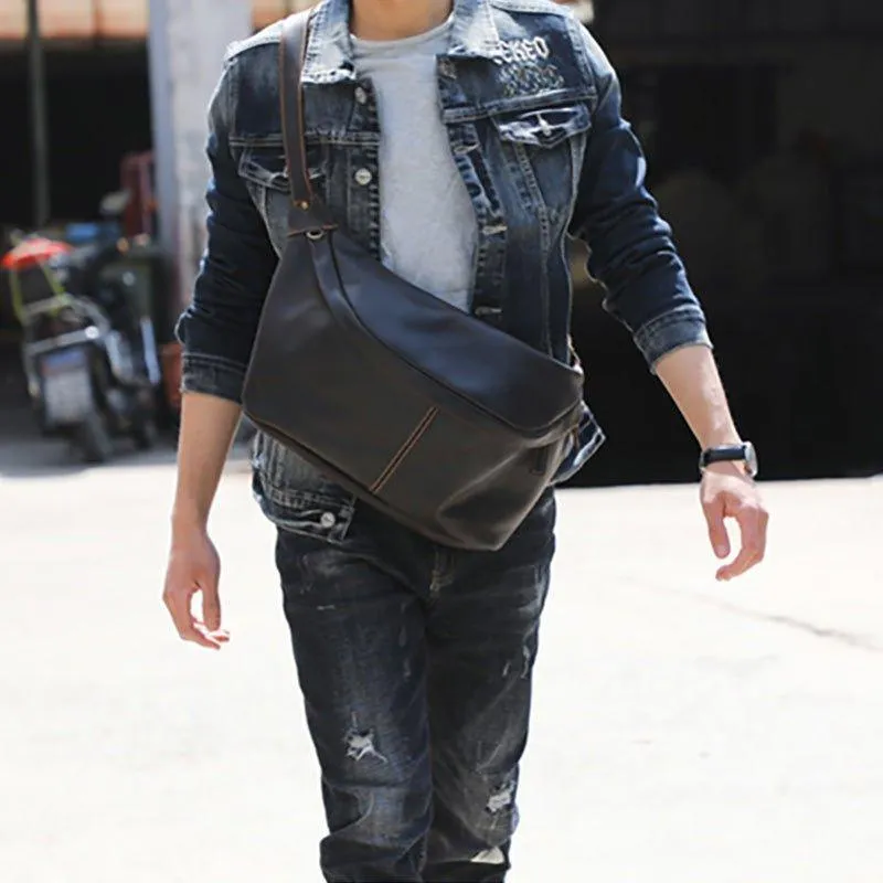 Leather Shoulder Cross Body Sling Bag