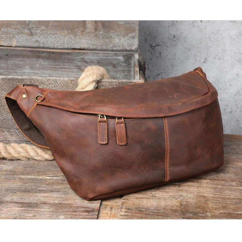 Leather Shoulder Cross Body Sling Bag