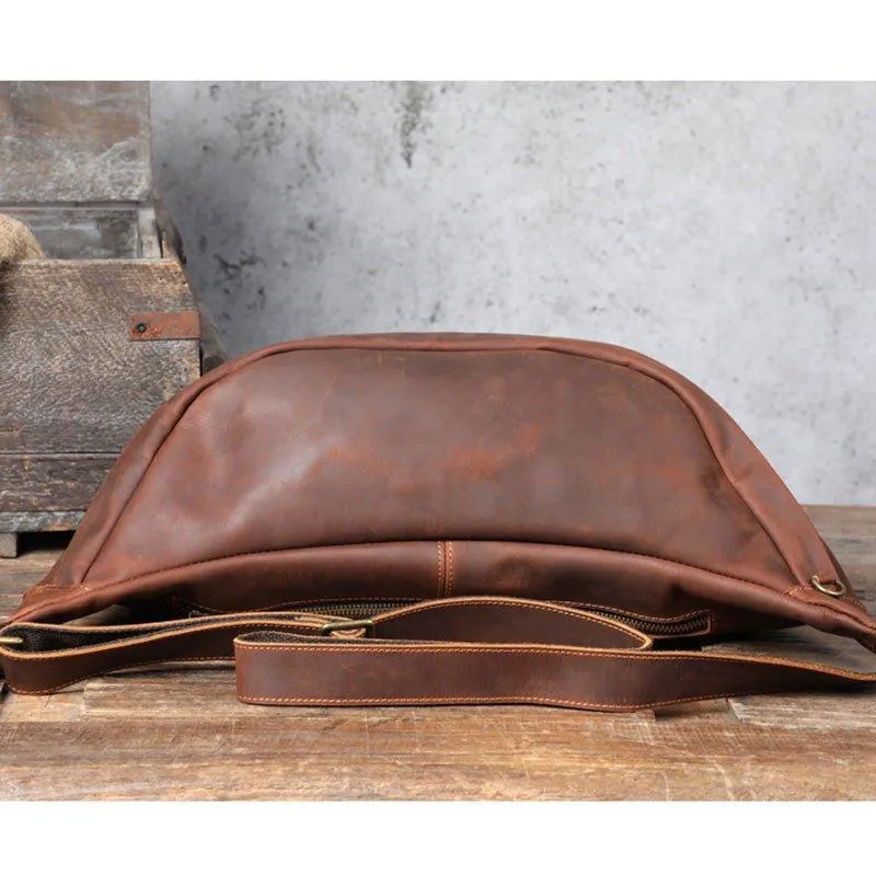 Leather Shoulder Cross Body Sling Bag