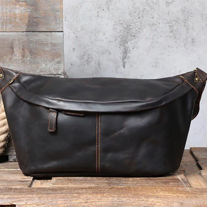 Leather Shoulder Cross Body Sling Bag