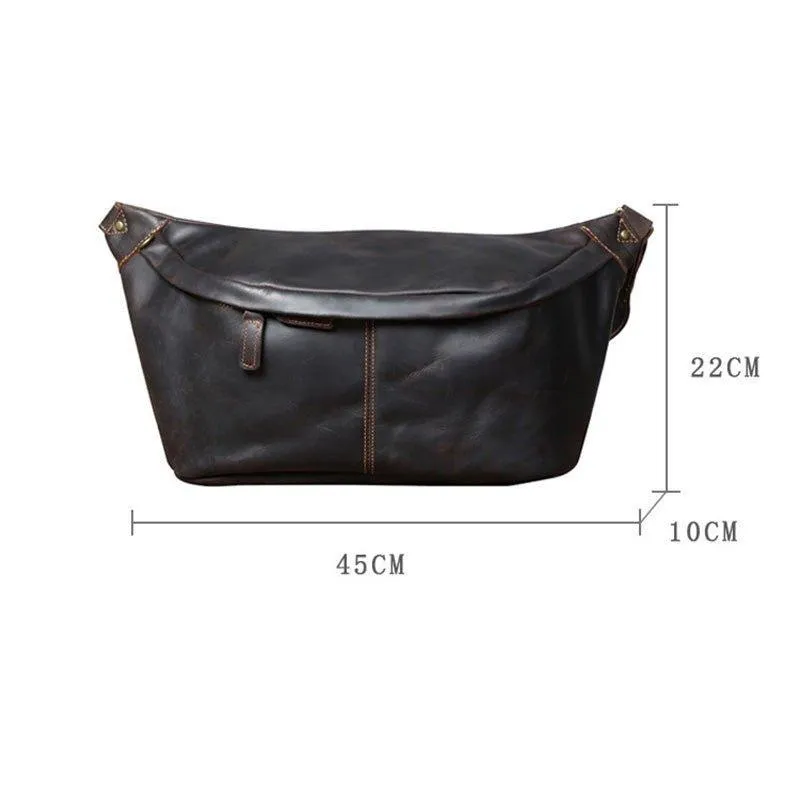 Leather Shoulder Cross Body Sling Bag
