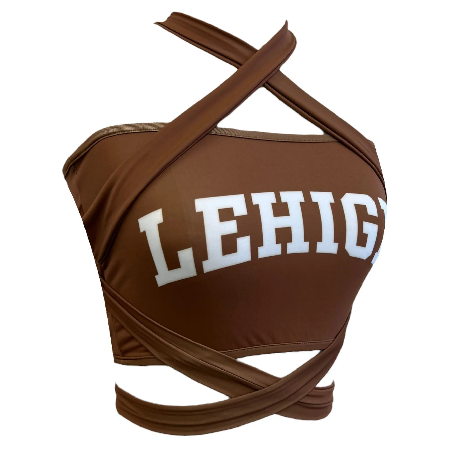 Lehigh Brown Multi Way Bandeau Top