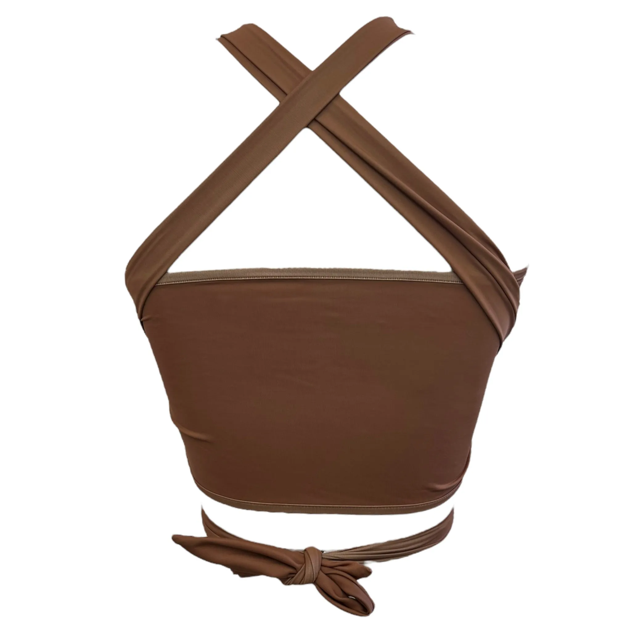 Lehigh Brown Multi Way Bandeau Top