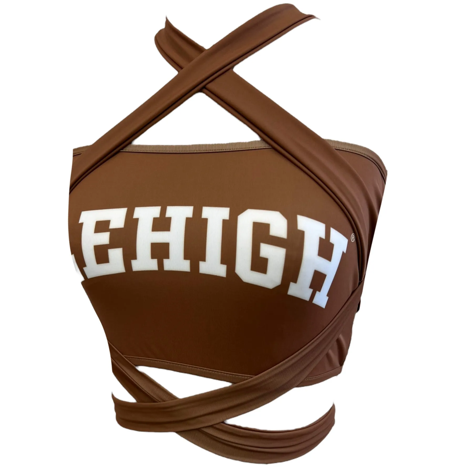 Lehigh Brown Multi Way Bandeau Top