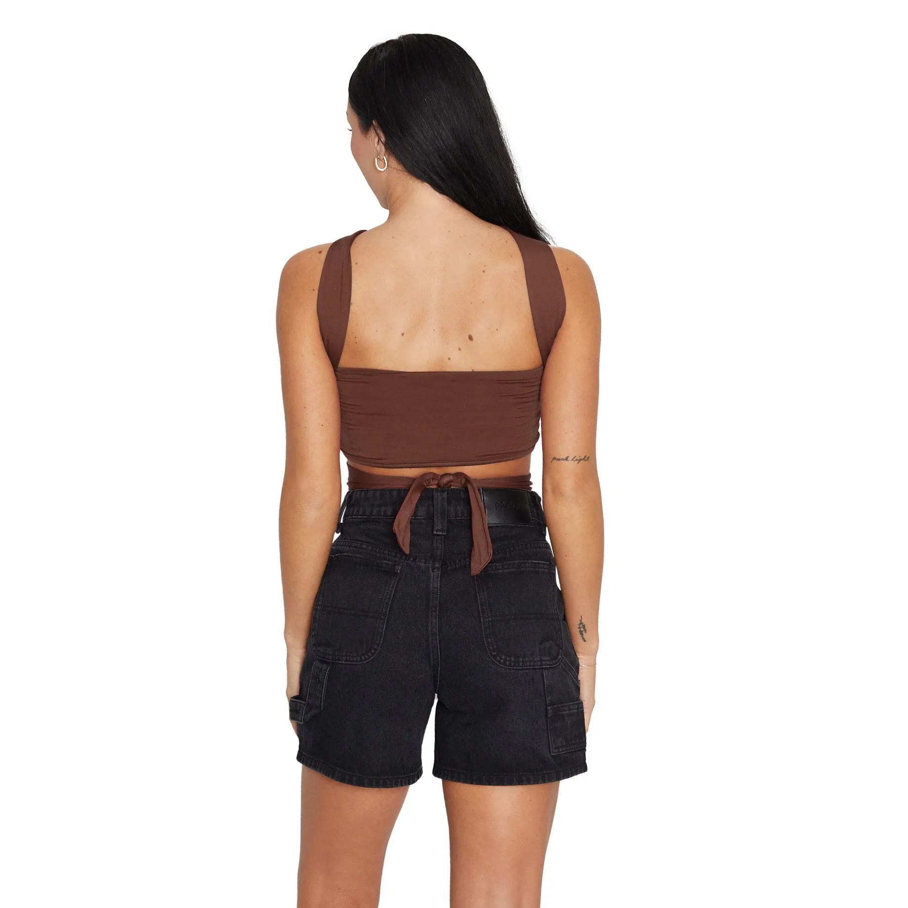 Lehigh Brown Multi Way Bandeau Top