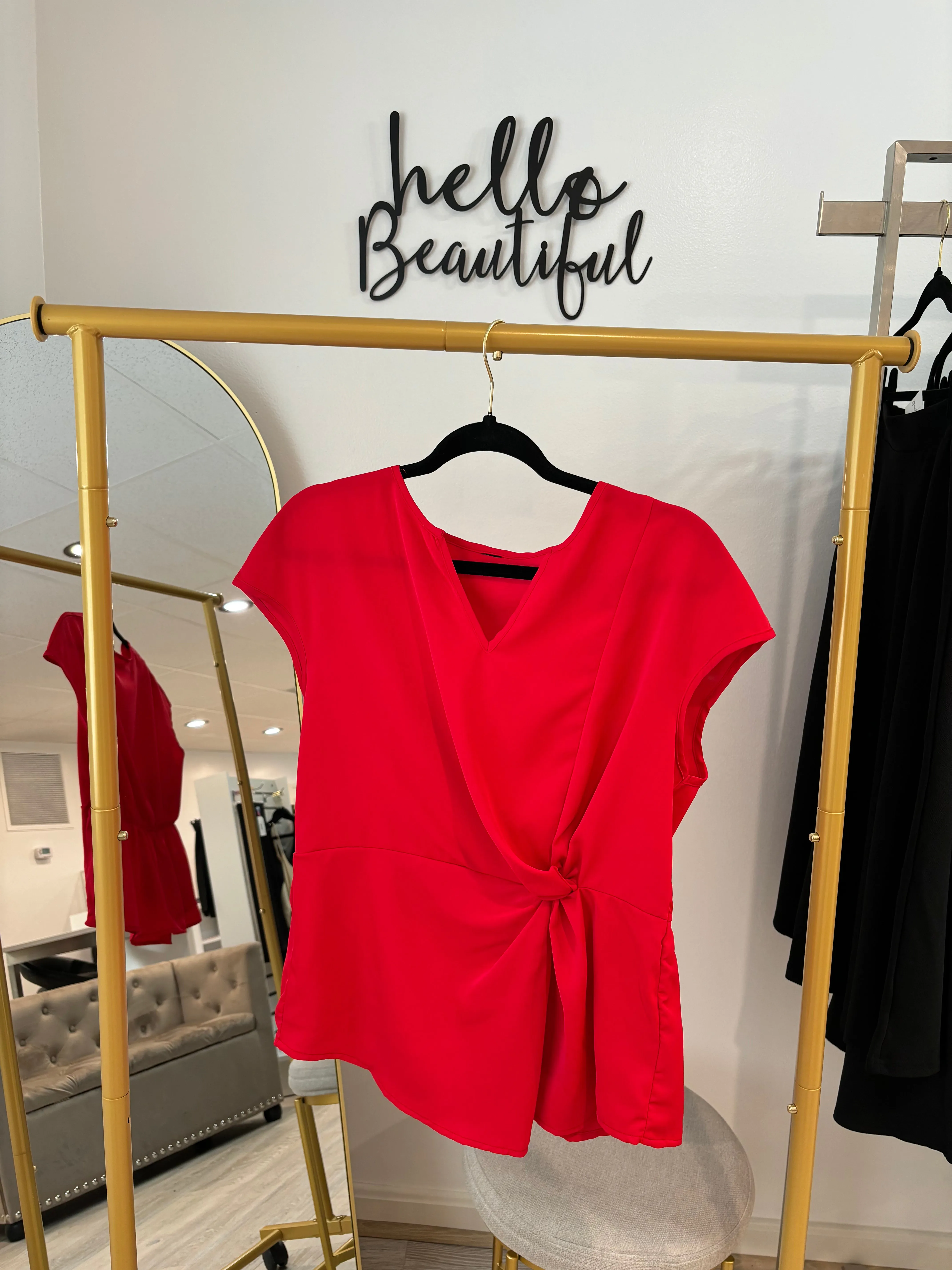 Letty Twist Front Top