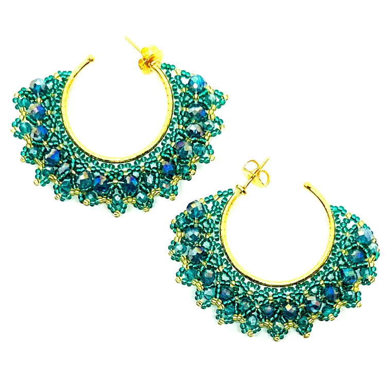 Libia: Aquamarine Earrings