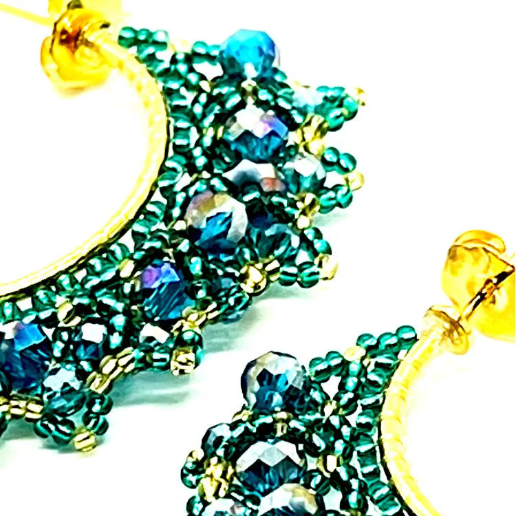 Libia: Aquamarine Earrings