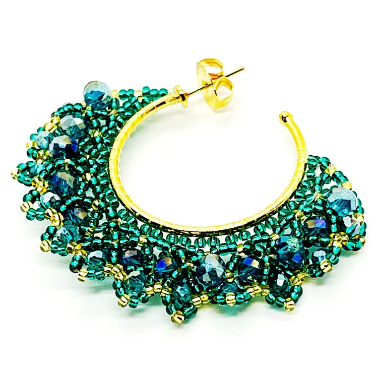 Libia: Aquamarine Earrings