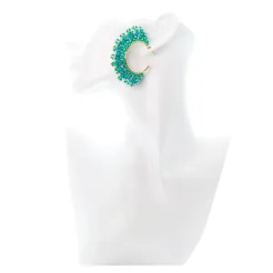 Libia: Aquamarine Earrings