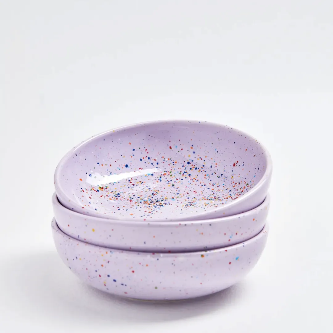 Lilac Party Pasta Bowl