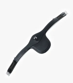 Lizzano Anatomic Leather Stud Girth Black