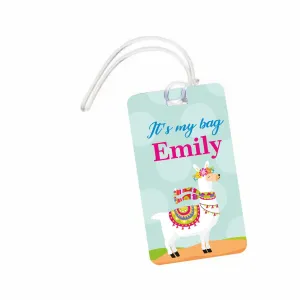 Llama Luggage Tag