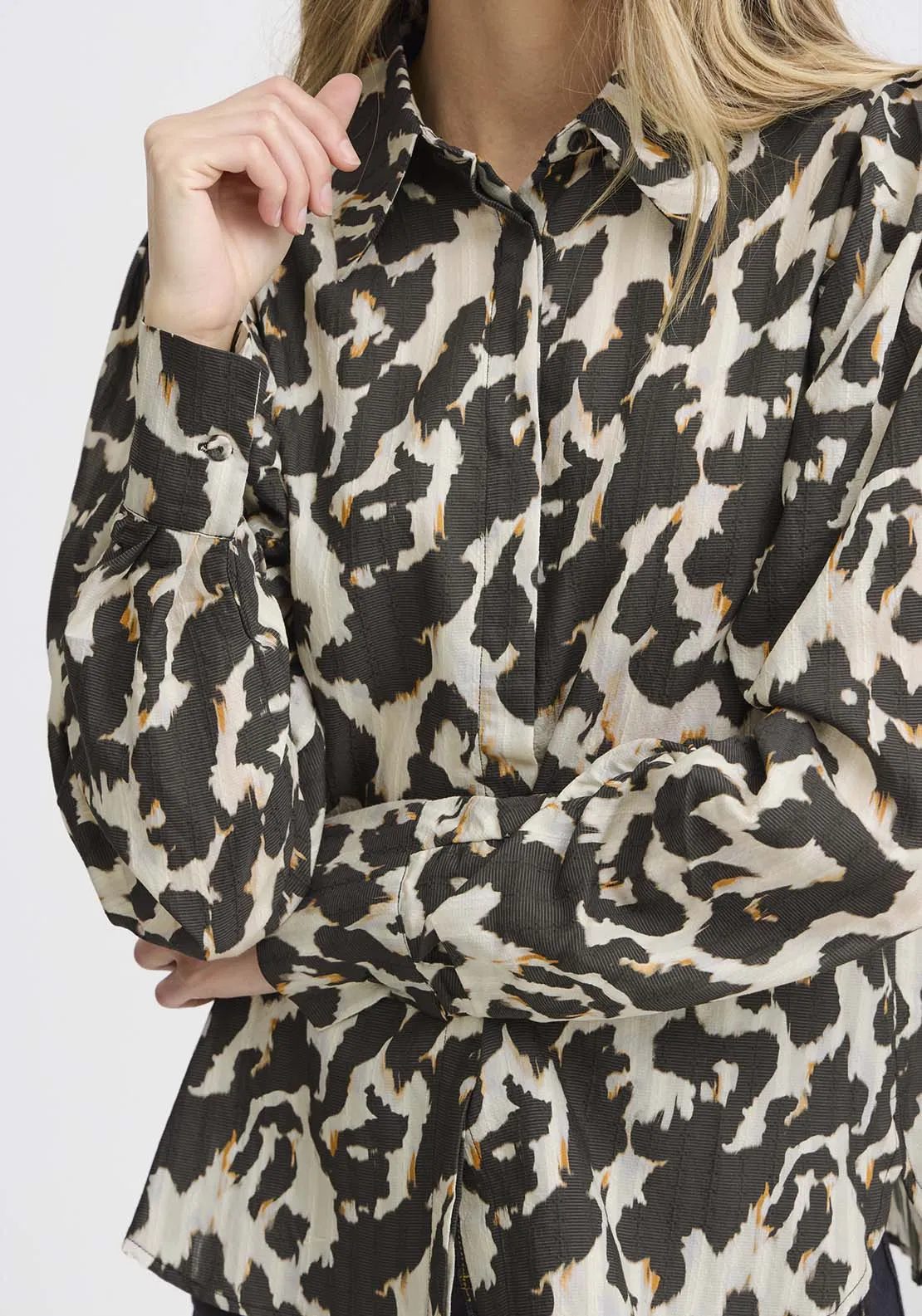 Long Sleeve Blouse - Black