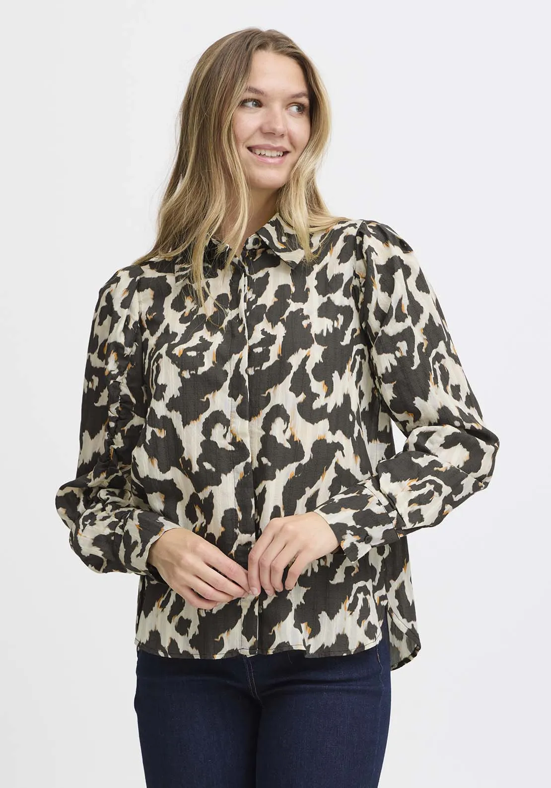 Long Sleeve Blouse - Black