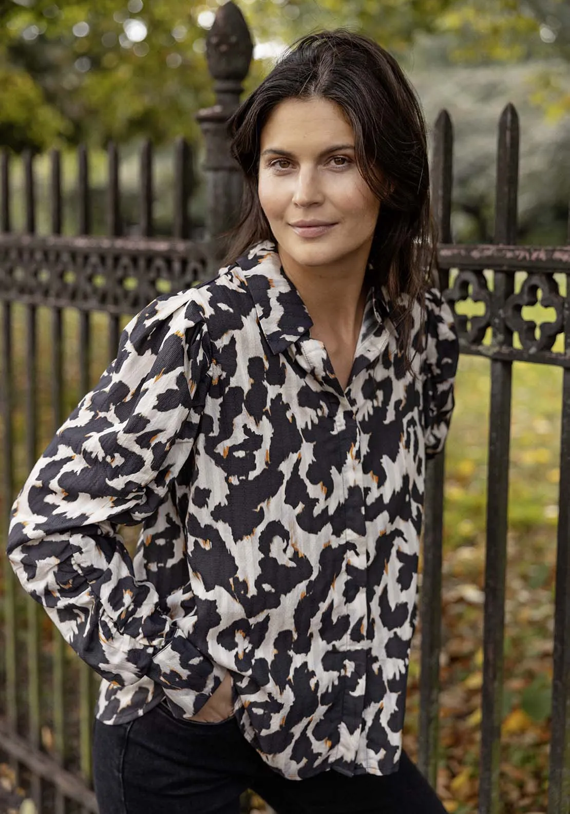 Long Sleeve Blouse - Black