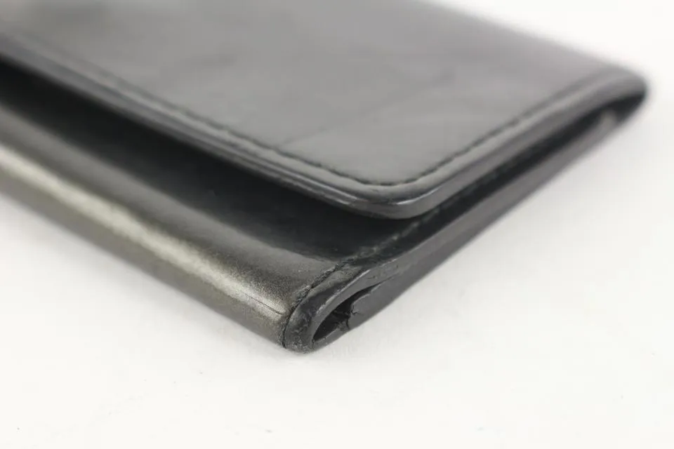 Louis Vuitton Grey Monogram Mat 4 Key Multicles Key Pouch 8LV1106