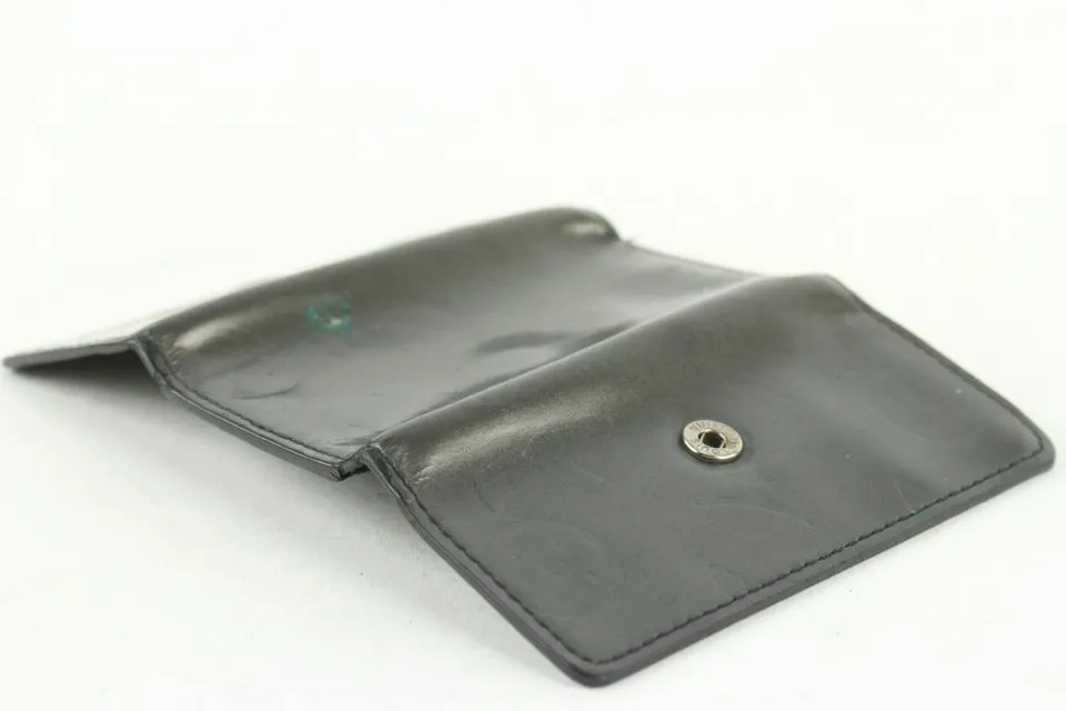 Louis Vuitton Grey Monogram Mat 4 Key Multicles Key Pouch 8LV1106