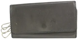 Louis Vuitton Grey Monogram Mat 4 Key Multicles Key Pouch 8LV1106