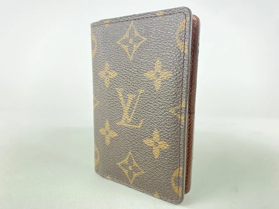 Louis Vuitton Monogram Card Holder Cartes Case 15lva1116