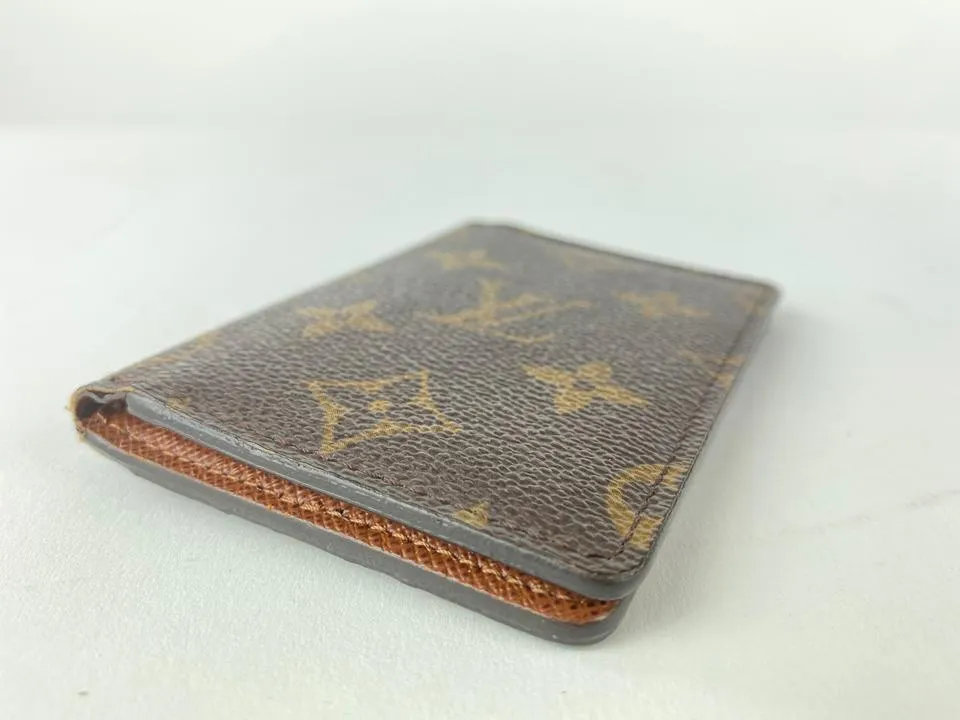 Louis Vuitton Monogram Card Holder Cartes Case 15lva1116